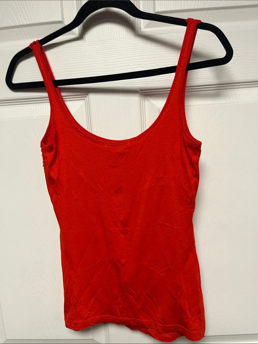 Charlotte Russe Red Sequin Camisole Tank